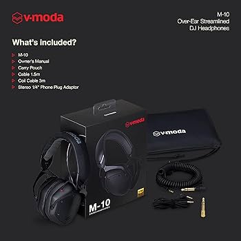 AVICII V-MODA M-200 ヘッドフォン + 付属品一式 V-MODA M-200 ANC ワイヤレスヘッドホン Bluetoothヘッドホン
